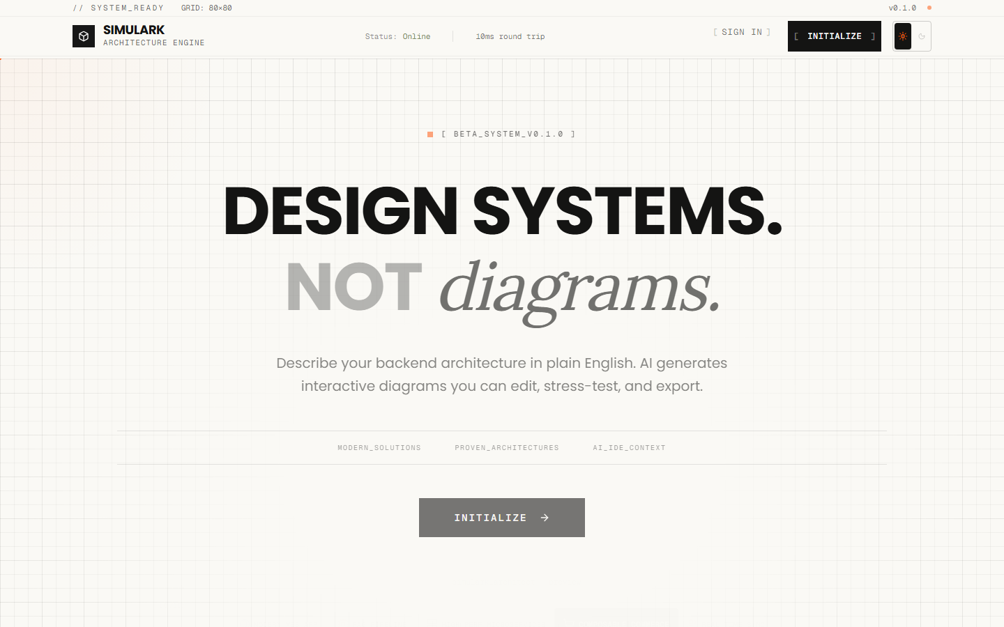 Simulark: Design systems. Not diagrams.
